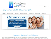 Tablet Screenshot of new-starthealthcenter.com